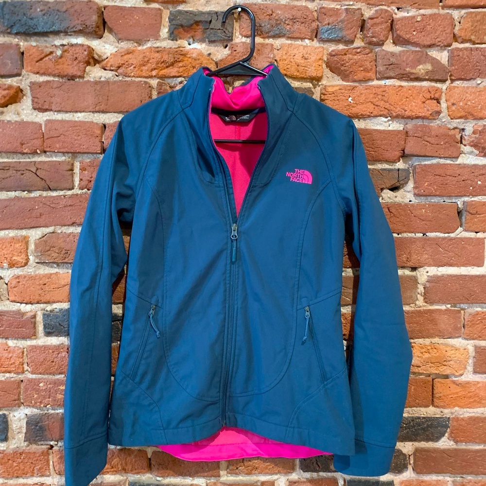 North Face WindwallWindbreaker Zip Up Jacket, fleece lined